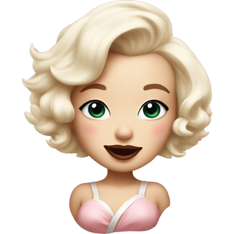 marilyn monroe as a cute bunny emoji