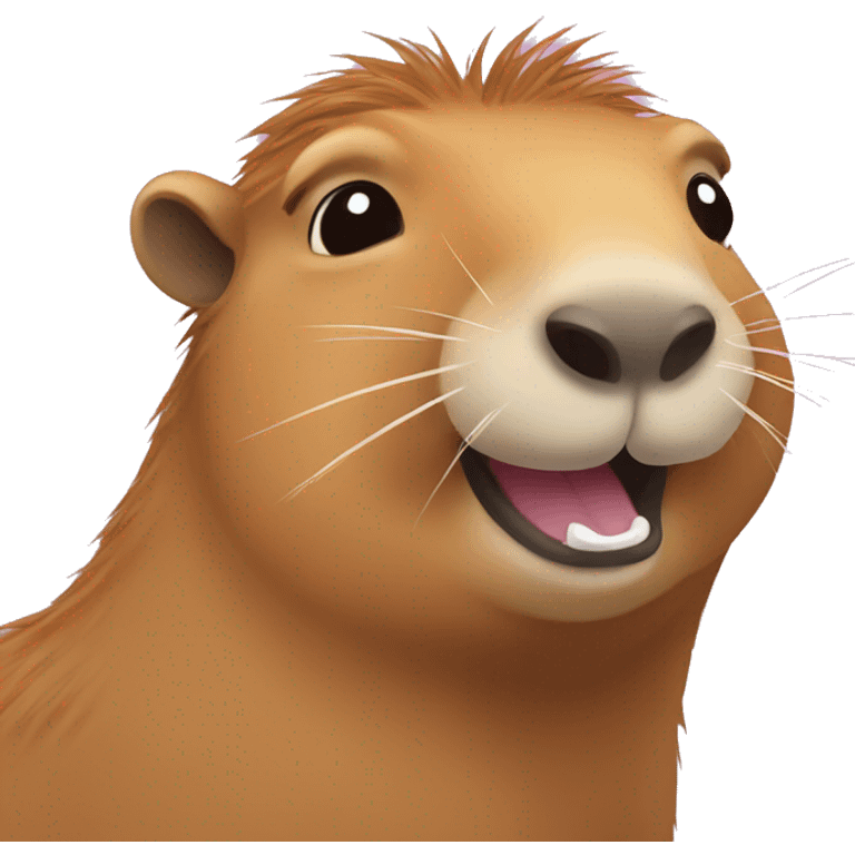 happy capybara emoji