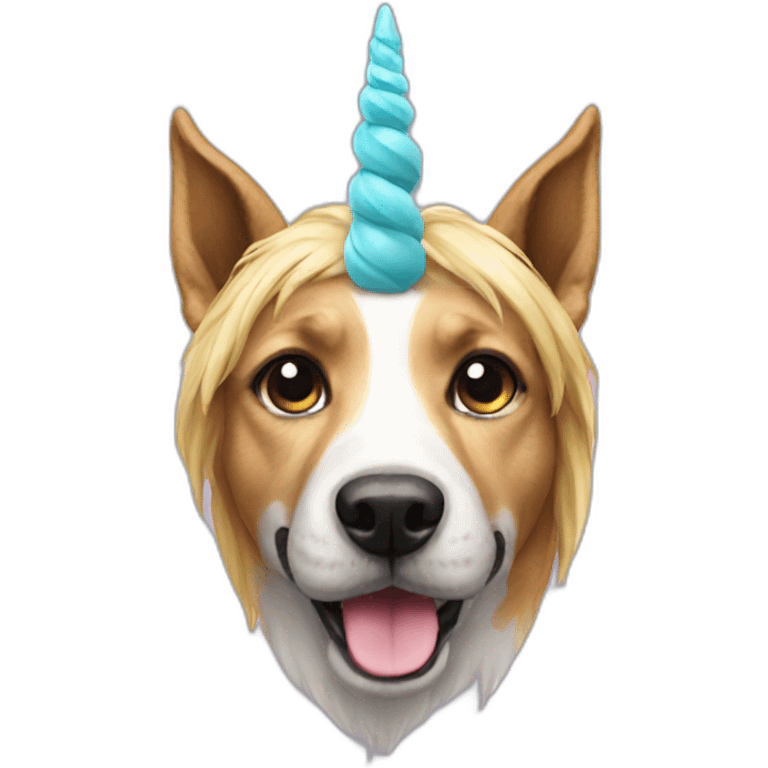 Dog-unicorn emoji