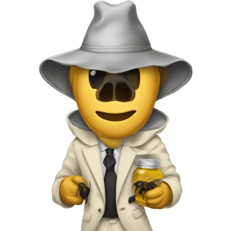 Beekeeper wearing a formal suit emoji