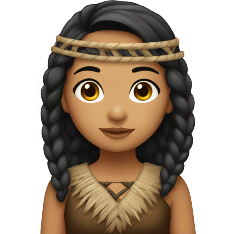 Māori girl  emoji