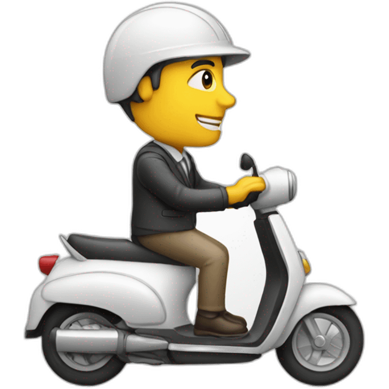 architect on scooter emoji