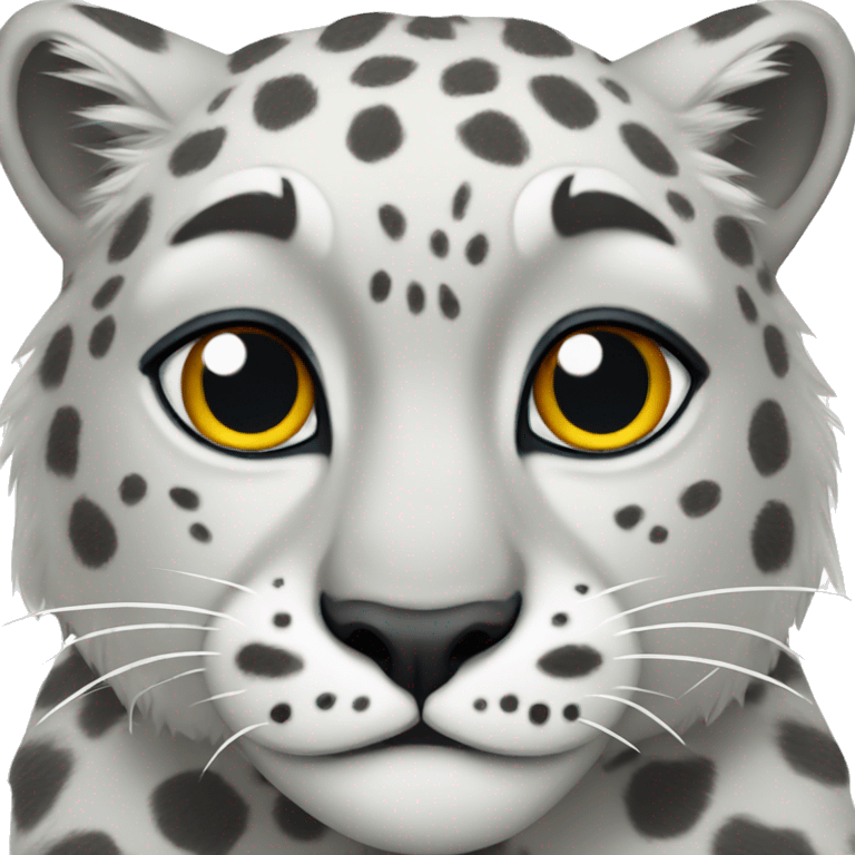 Snow leopard emoji