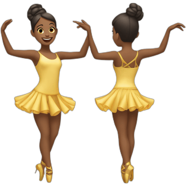 Danseuse jazz pirouette  emoji