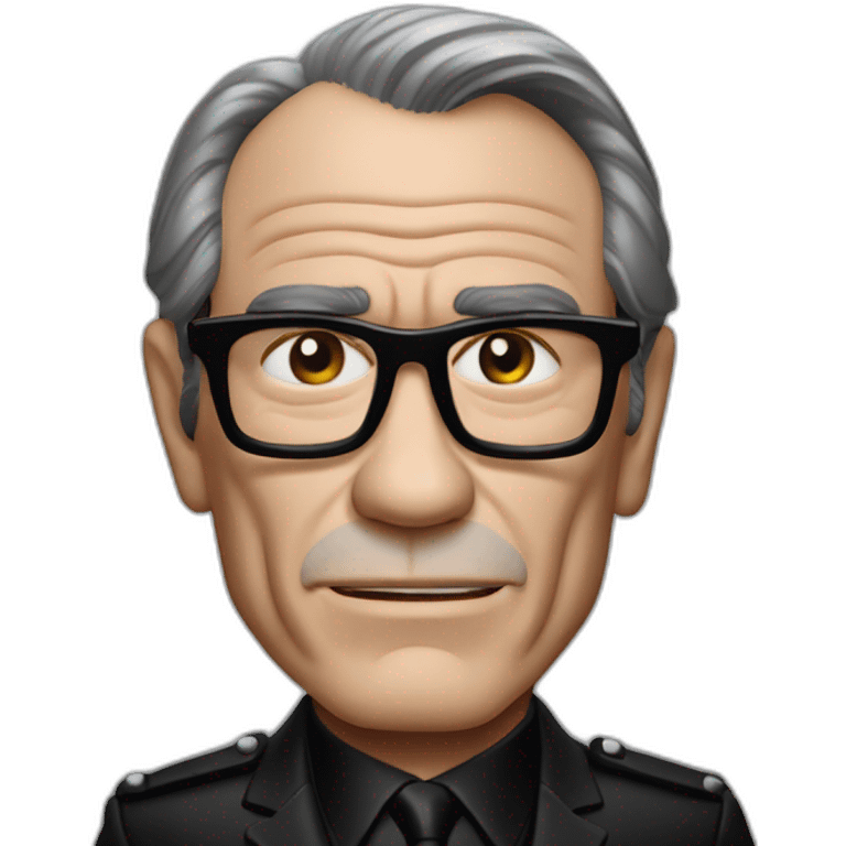 Men in black Tommy Lee Jones emoji