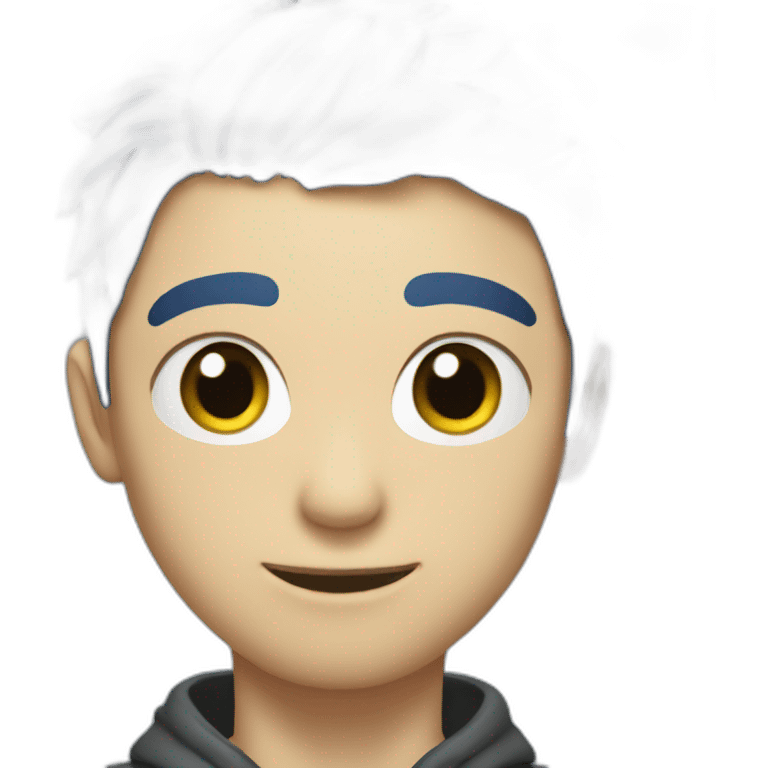 persona azul jugando videojuegos emoji