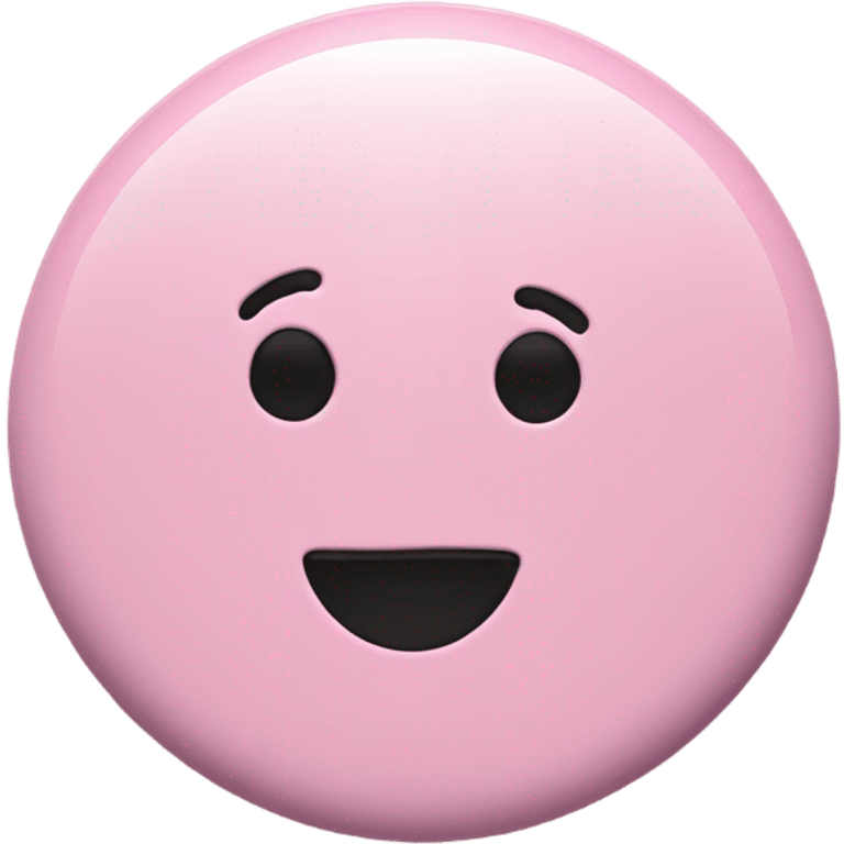 Pastel pink pin emoji