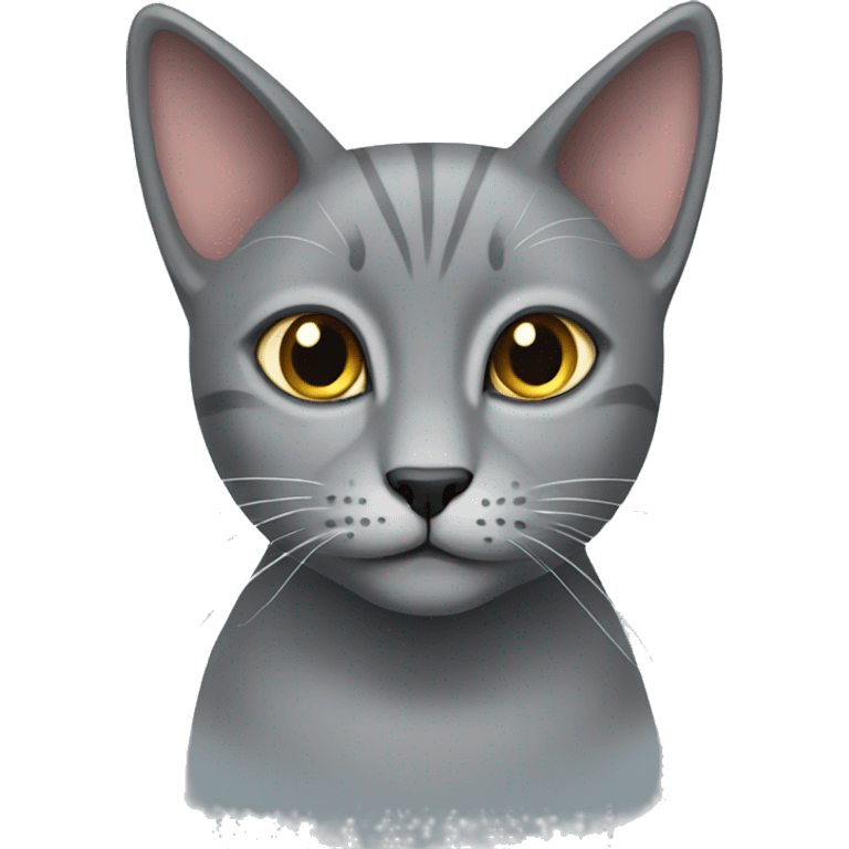 Christmas grey cats emoji