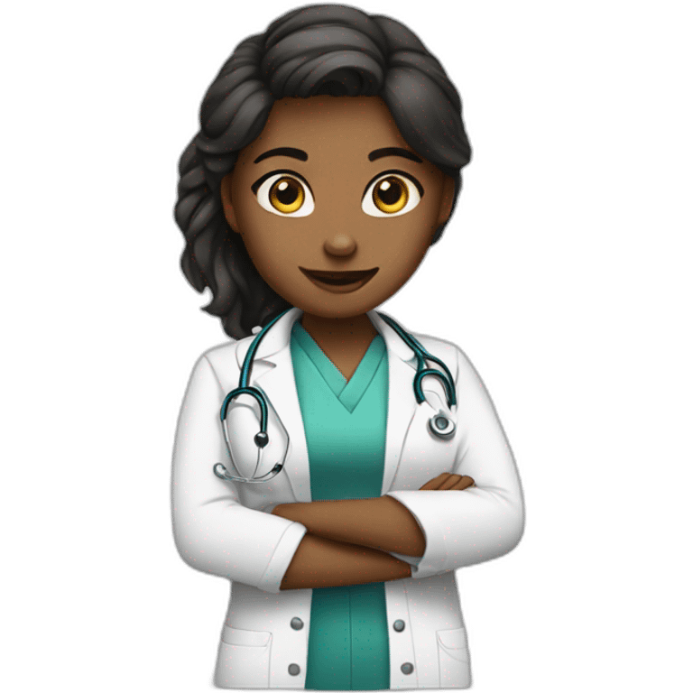 Girl doctor emoji