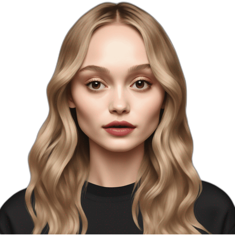 Lily rose depp emoji