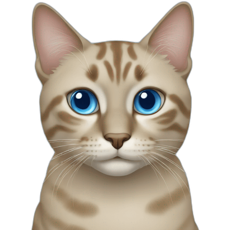 blue eyes cat emoji