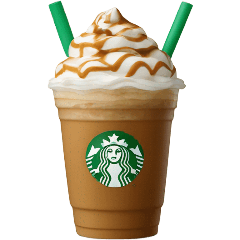 Caramel Crème Frappuccino Starbucks  emoji