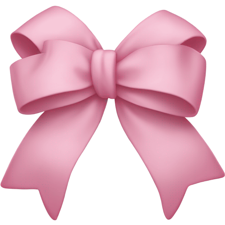 light pink bow on light pink bow emoji