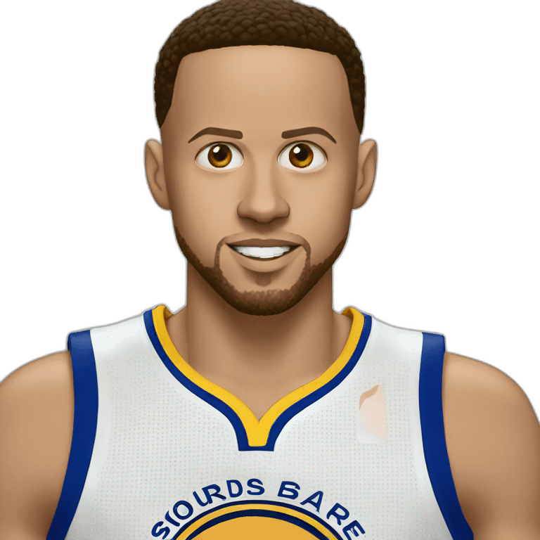 Stephen Curry face emoji