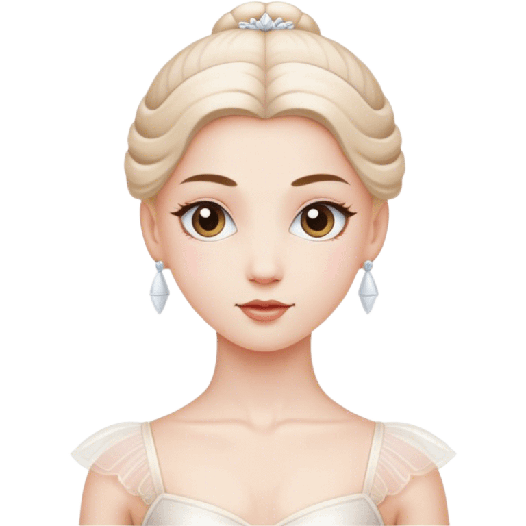 white ballerine  emoji