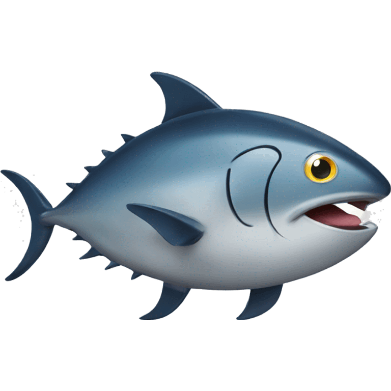 a happy tuna emoji