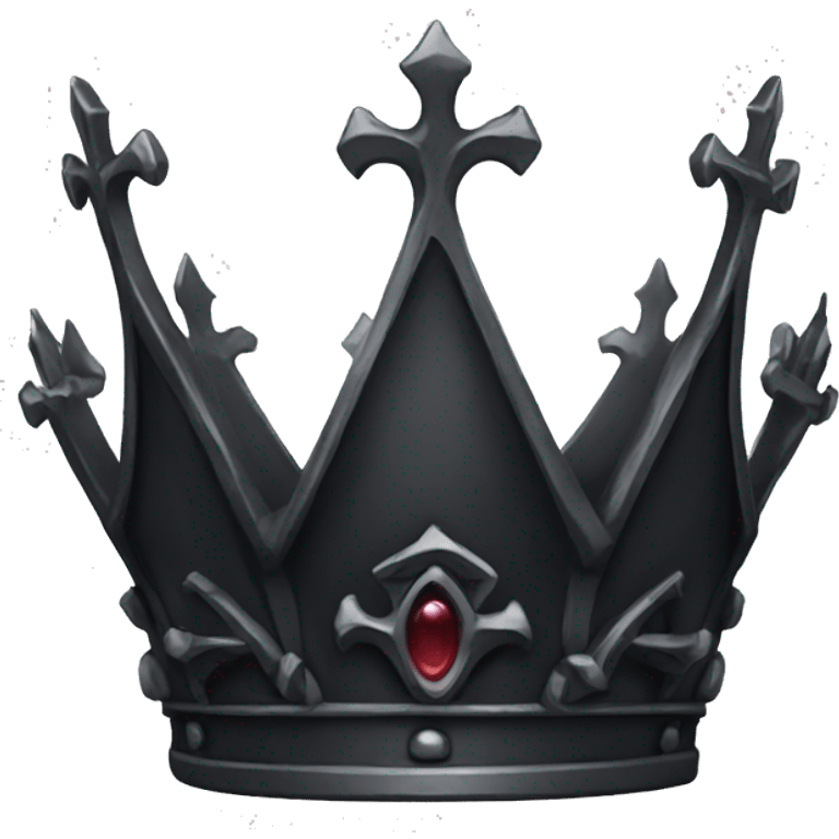 Gothic crown emoji