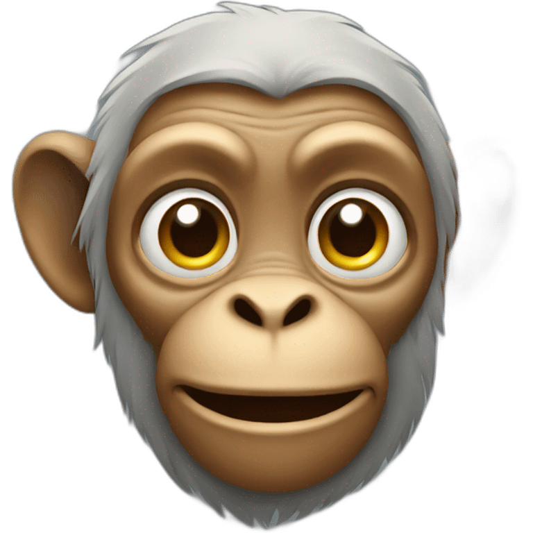 old monkey emoji