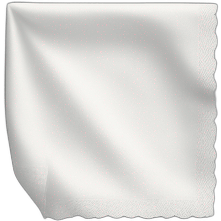 White napkin emoji