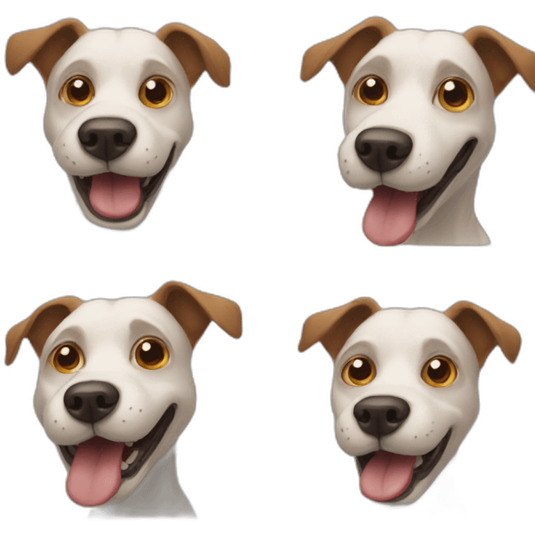 Super funny dog emoji