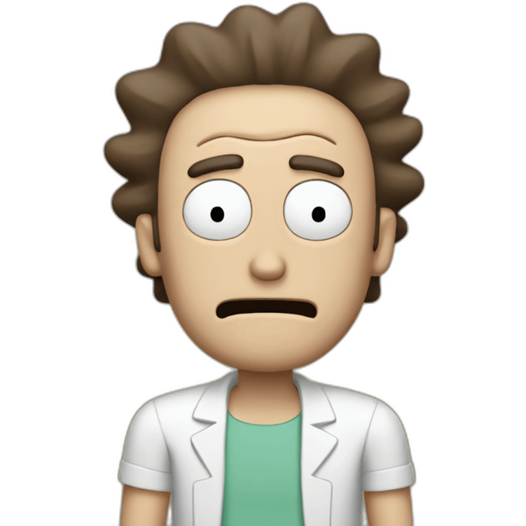 Rick from Rick and Morty emoji