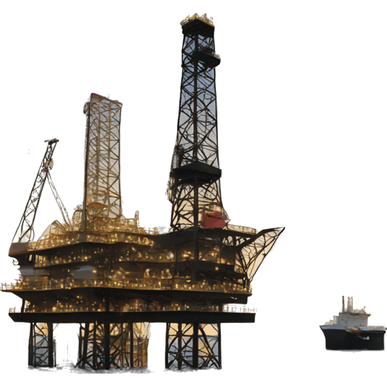 Oil rig  emoji