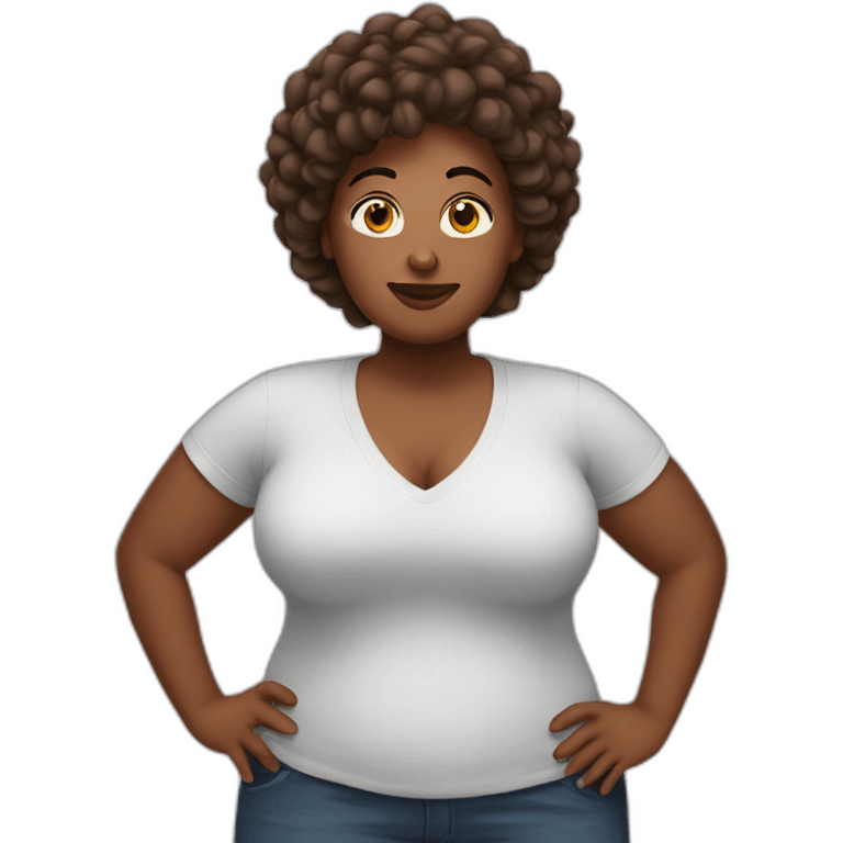 big woman emoji