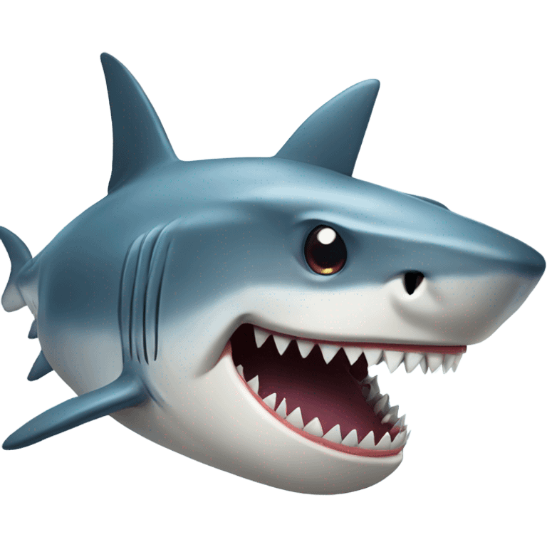 Shark with big teeth  emoji