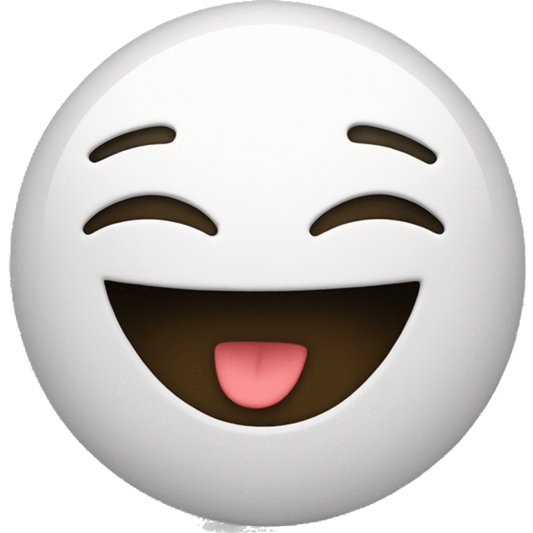 show only a smiley face with the expression exited during a cdemic learning course emoji