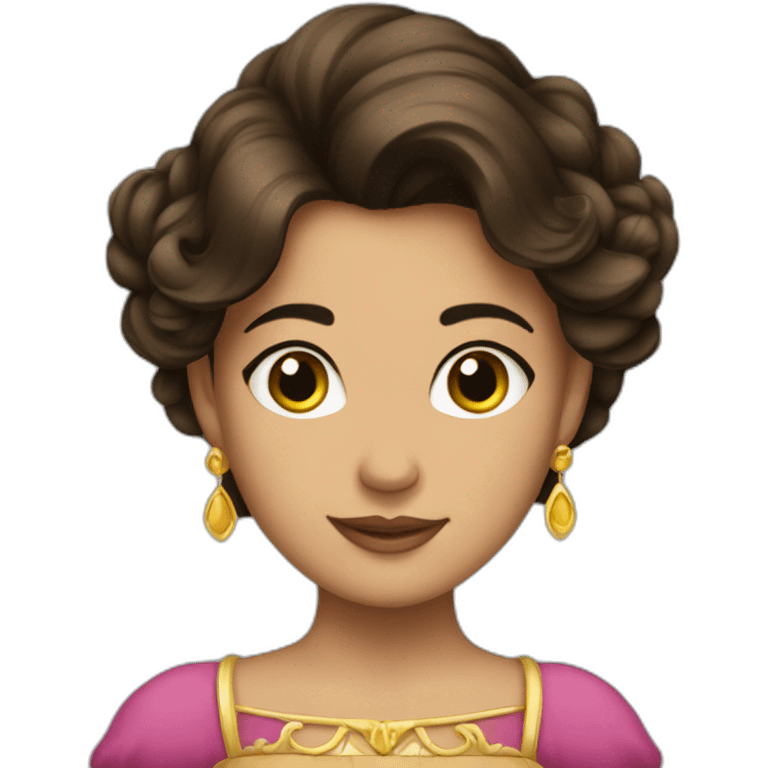 Princesse brune  emoji