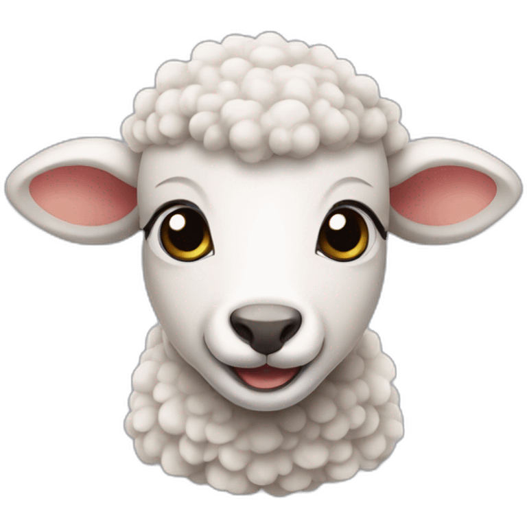 shorn lamb emoji