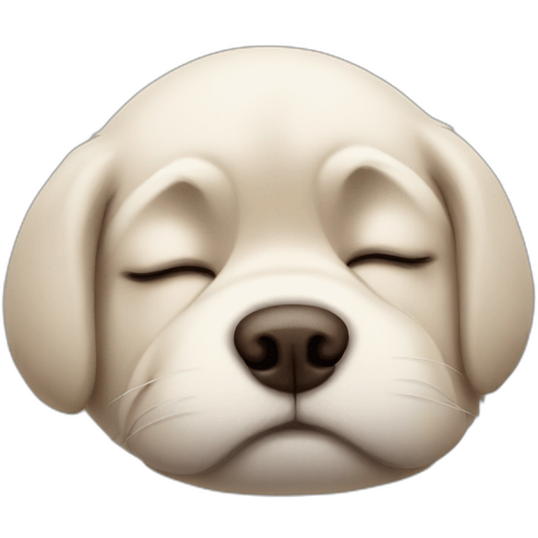 sleepy dog emoji