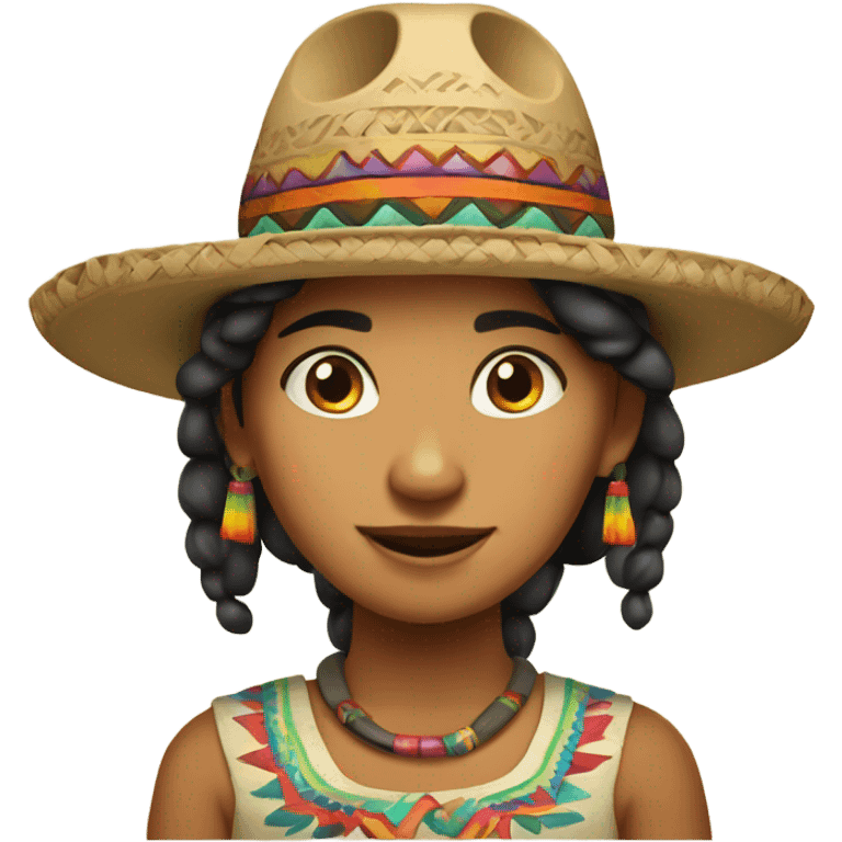 mexican mayan rural girl emoji