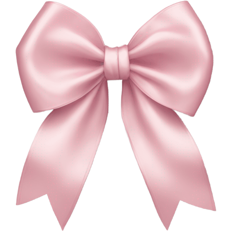 Light pink bows emoji