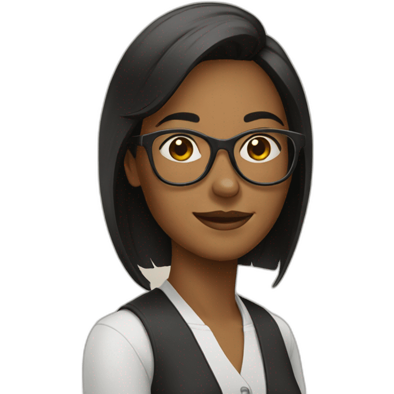 Women with glasses emoji