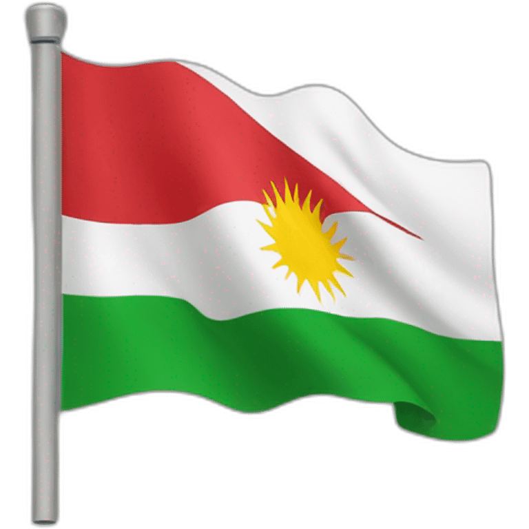 Flag kurdistan emoji