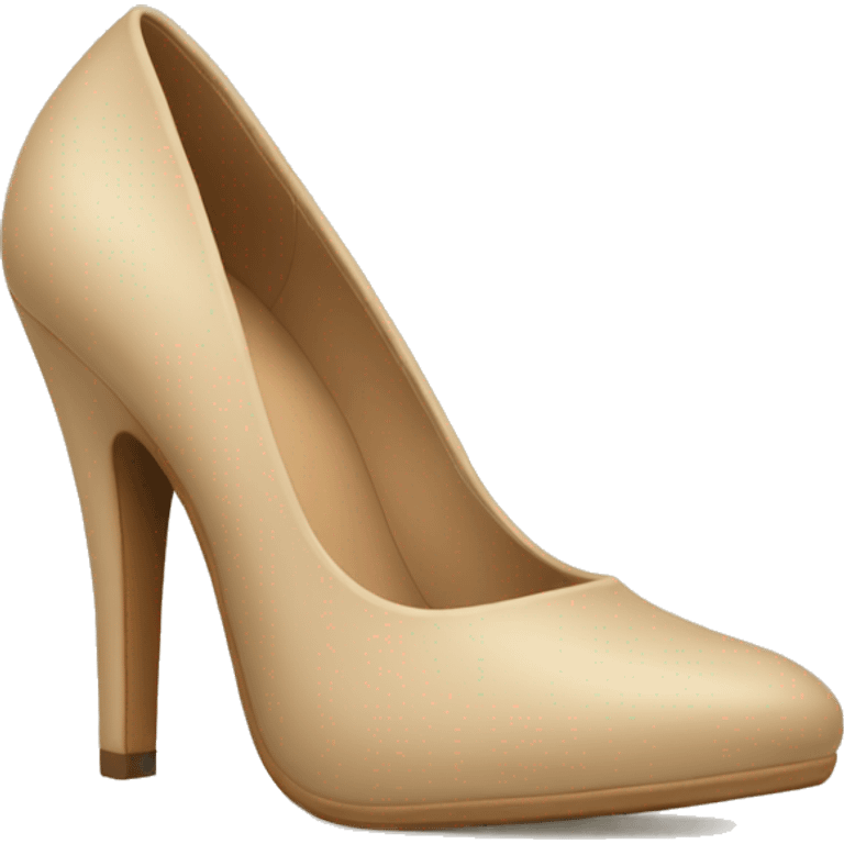 beige heels emoji