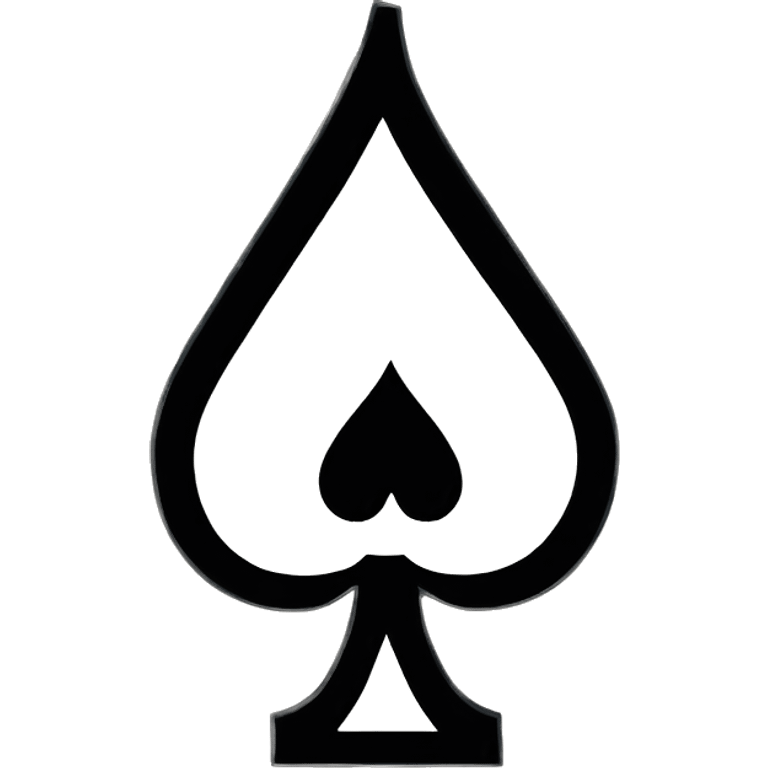 Ace of spade  emoji