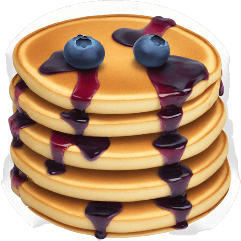 Blueberry pancakes  emoji