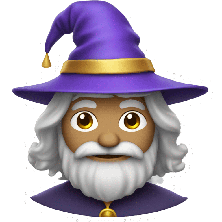 wizard in a birthday hat emoji