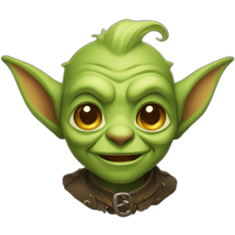 cute goblin flat emoji