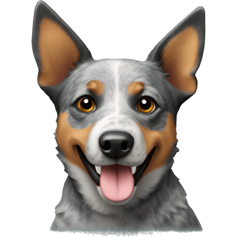 Australian cattle dog emoji