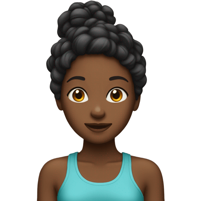 black girl named mya emoji