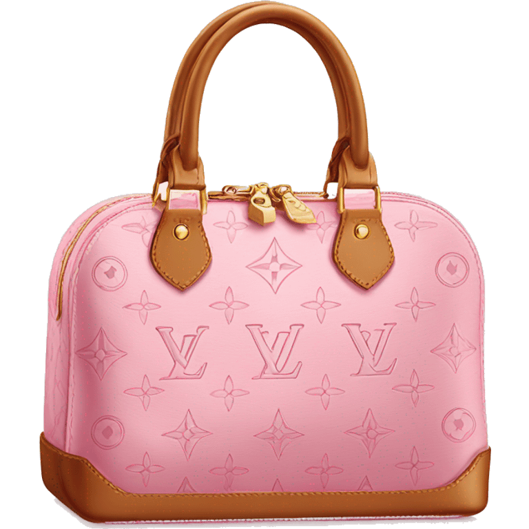 Louis vuitton bag pink  emoji