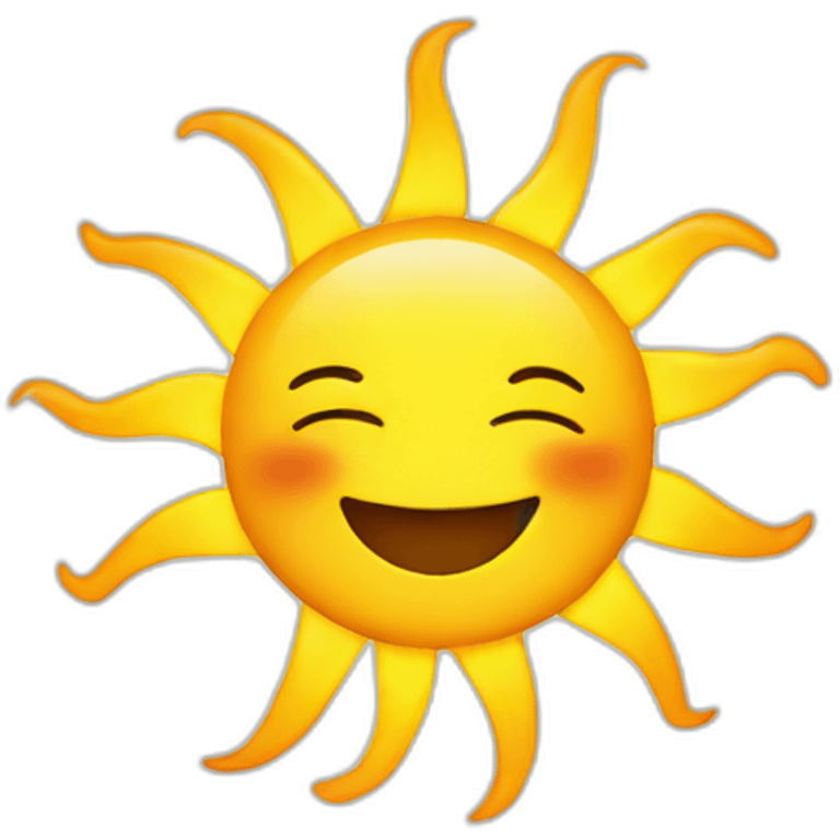 sun with thumbs up emoji