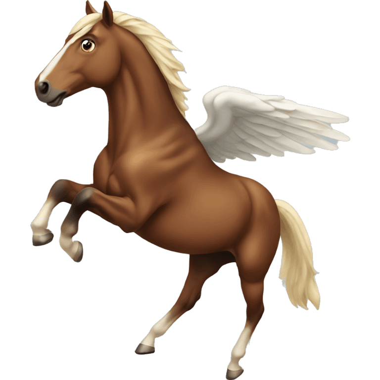 Horse flying  emoji