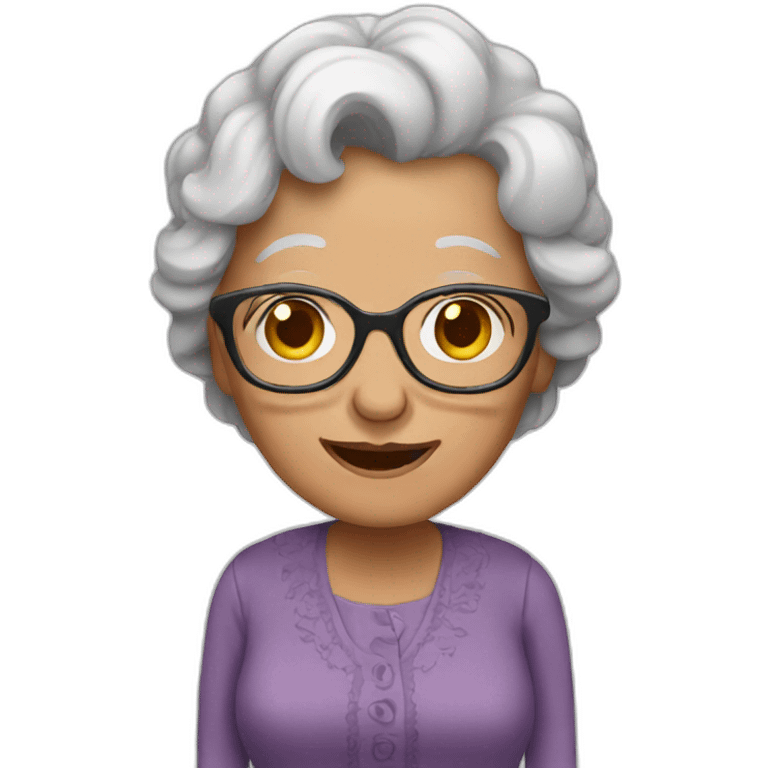 Granny emoji