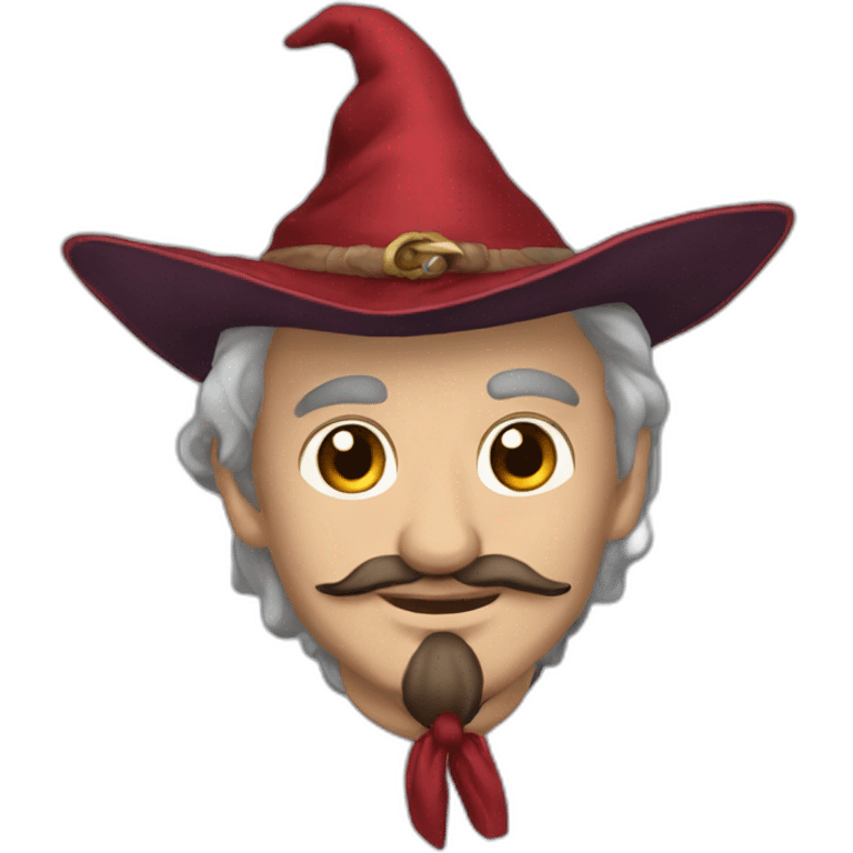 Sorcière volante emoji