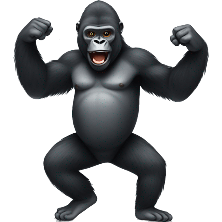 gorilla dancing emoji