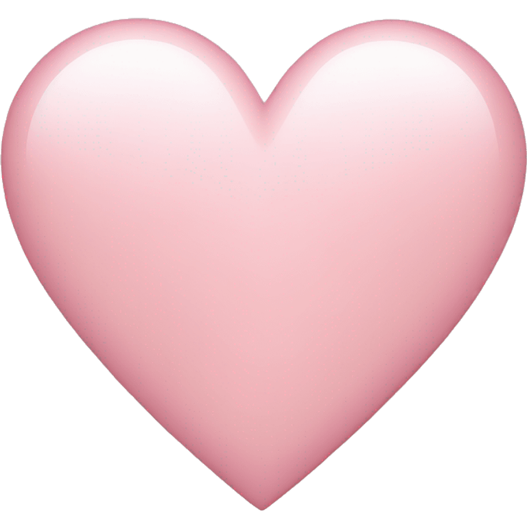 Light pink heart emoji